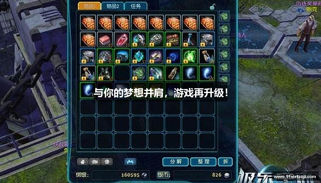 与你的梦想并肩，游戏再升级！